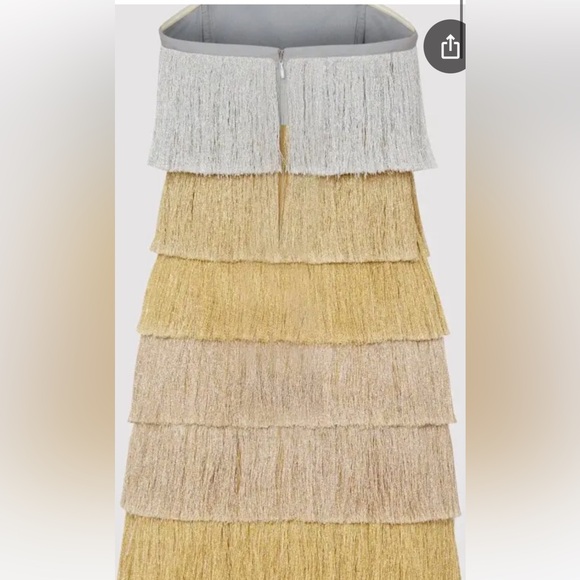 Milly Nuoir Metallic Fringe Minidress - Picture 7 of 10
